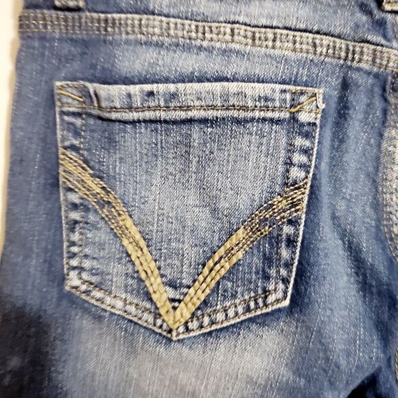 Red Rivet Blue Acid Wash Jean Shorts Size 13 - Picture 6 of 7